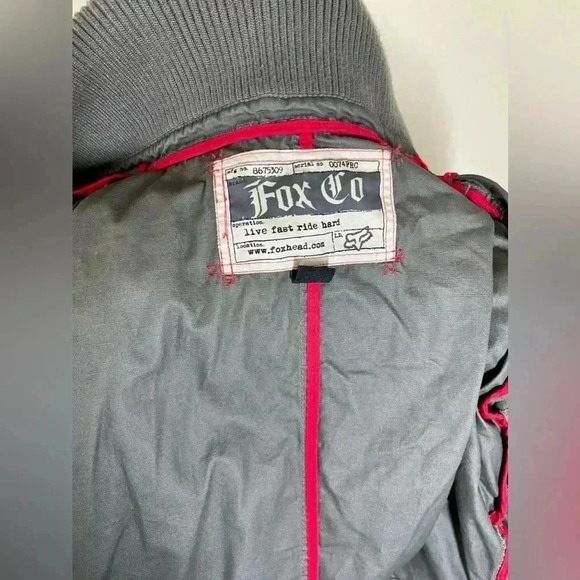 Fox Head | Fox Co | Fox Racing Utility Jacket | Motocross Rider | Grey XL - Picture 6 of 6